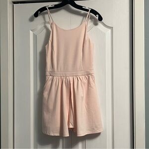 KALANI HILLIKER for ALYCE Paris blush Romper size XS